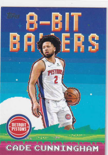 2025 TOPPS #8B-1 CADE CUNNINGHAM 8 BIT BALLERS- DETROIT PISTONS