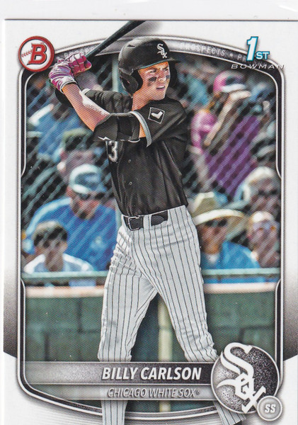 2025 BOWMAN #BD-10 BILLY CARLSON- CHICAGO WHITE SOX