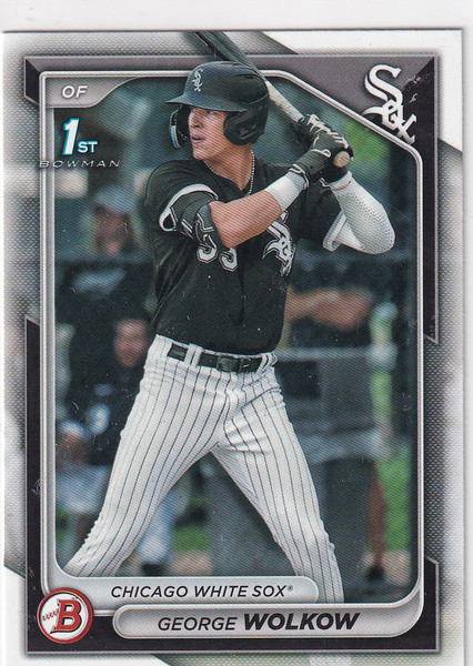 2024 BOWMAN #BP-144 GEORGE WOLKOW- CHICAGO WHITE SOX