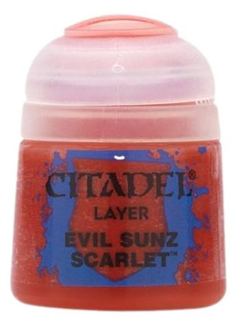 Games Workshop Citadel Paint Layer Paint: EVIL SUNZ SCARLET 12ML