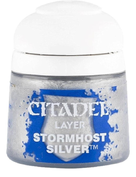 Games Workshop Citadel Paint Layer Paint: STORMHOST SILVER (12ML)