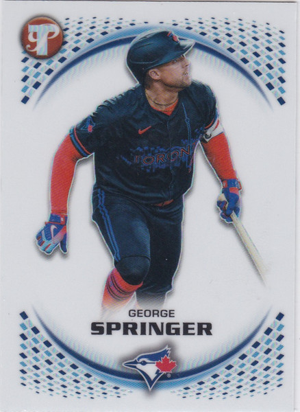 2026 Topps Pristine #154 George Springer Refractor Toronto Blue Jays