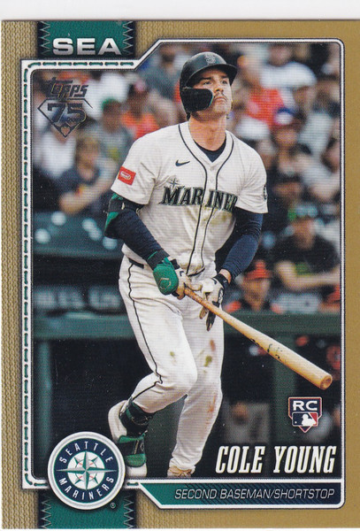 2026 TOPPS SERIES ONE #129 COLE YOUNG /2026- SEATTLE MARINERS