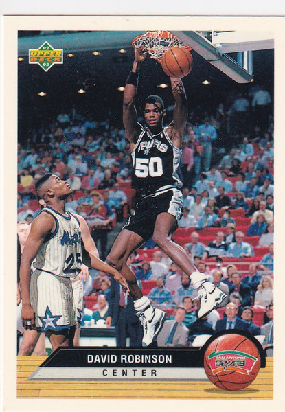 1993 UPPER DECK #P37 DAVID ROBINSON- SAN ANTONIO SPURS