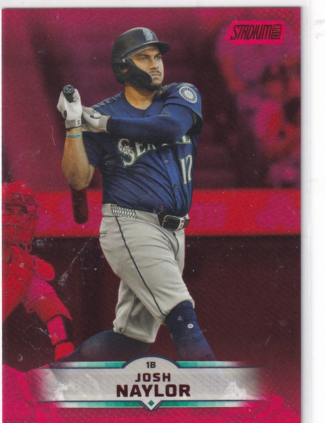 2025 TOPPS STADIUM #21 JOSH NAYLOR RED- SEATTLE MARINERS