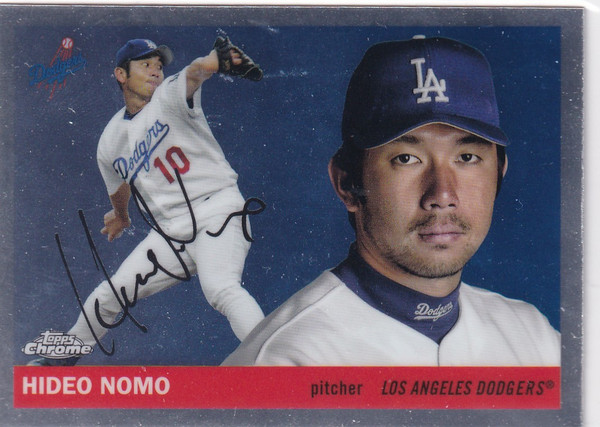 2025 TOPPS CHROME #233 HIDEO NOMO- LOS ANGELES DODGERS