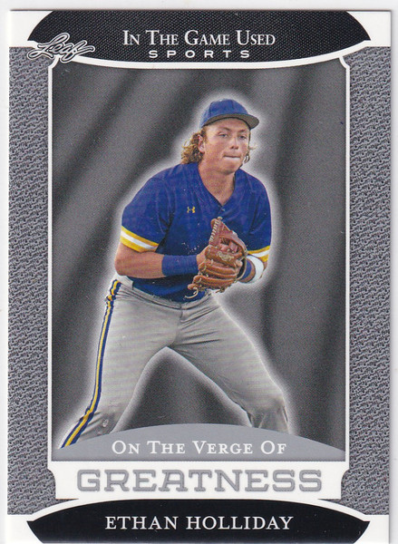 2024 LEAF #VG-16 ETHAN HOLIDAY VERGE OF GREATNESS- COLORADO ROCKIES