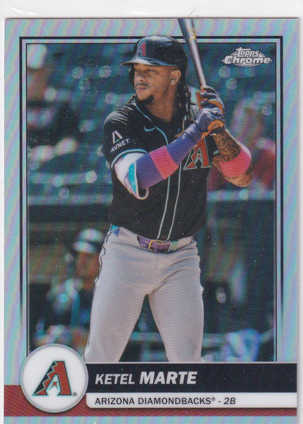 2026 TOPPS CHROME #7 KETEL MARTE REFRACTOR- ARIZONA DIAMONDBACKS
