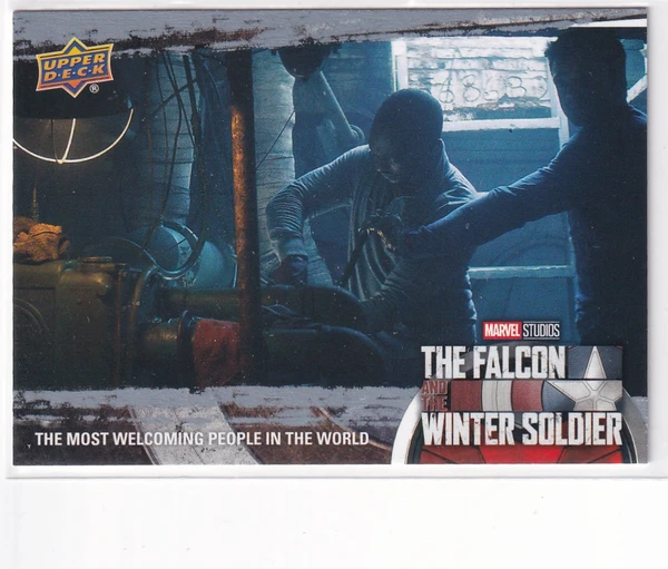 2022 UPPER DECK #70 FALCON & WINTER SOLDIER MOST WELCOMING PEOPLE- MARVEL
