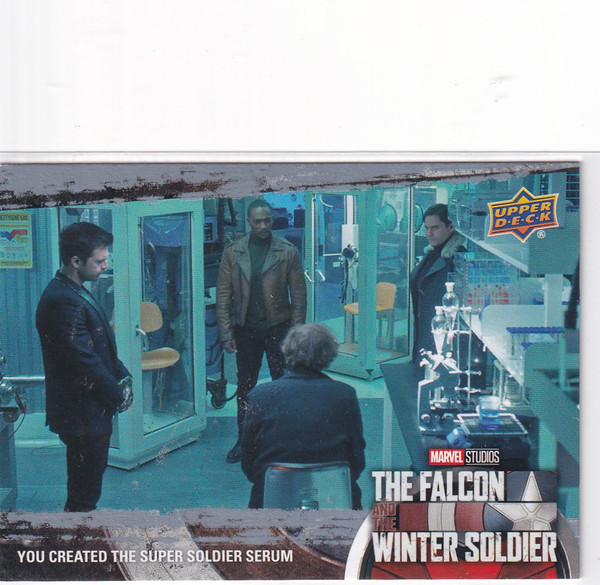 2022 UPPER DECK #39 FALCON & WINTER SOLDIER YOU CREATED SUPER SERUM- MARVEL
