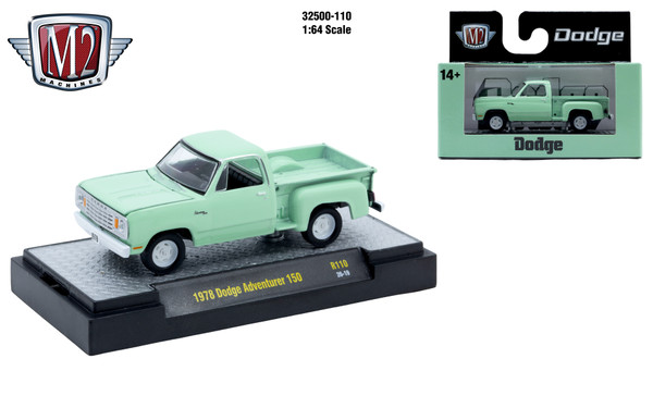 M2 Machines AutoThentics Rel 110 1:64 1978 Dodge Adventurer 150