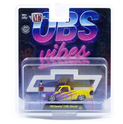 M2 Machines 1:64 R21 1990 Chevrolet C1500 Silverado OBS Vibes