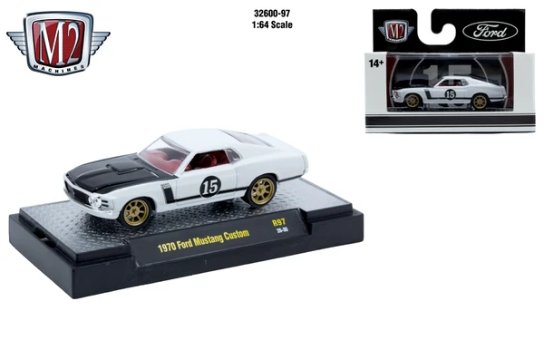 M2 Machines 1:64 Detroit Muscle R97 1970 Ford Mustang Custom