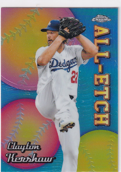 2024 TOPPS CHROME #CAE-19 CLAYTON KERSHAW ALL ETCH- LOS ANGELES DODGERS