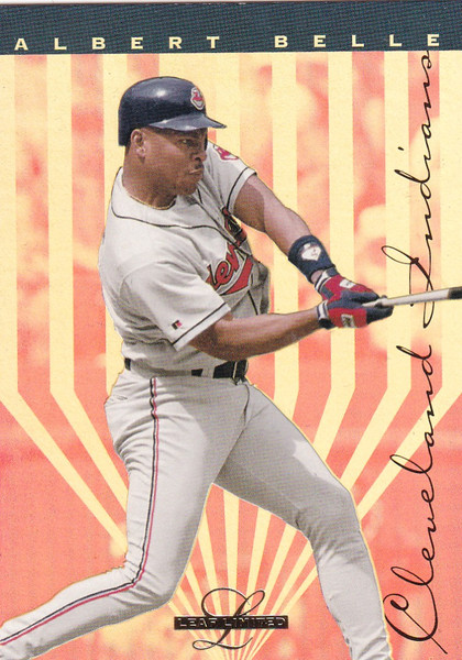 1995 DONRUSS #5 ALBERT BELLE HOLO- CLEVELAND GUARDIANS