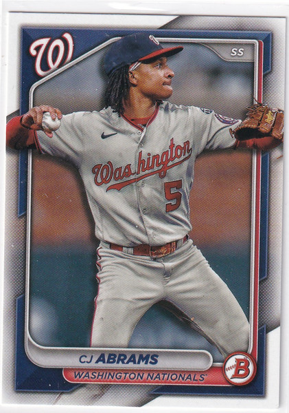 2024 BOWMAN #26 CJ ABRAMS- WASHINGTON NATIONALS