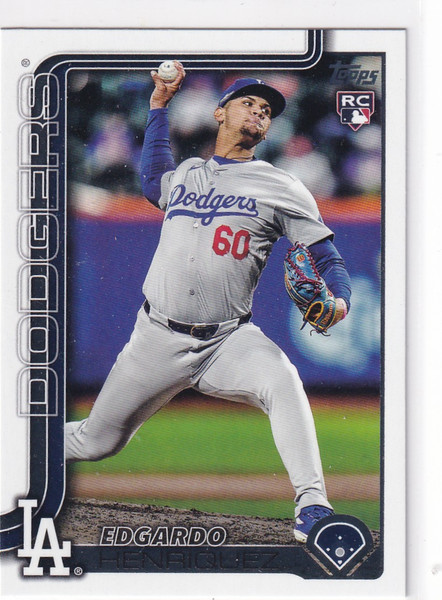 2025 TOPPS SERIES TWO #513 EDGARDO HENRIQUEZ- LOS ANGELES DODGERS