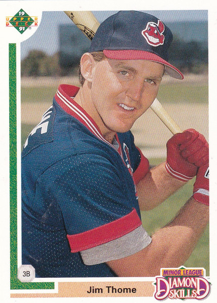 1991 UPPER DECK #17F JIM THOME DIAMOND SKILLS- CLEVELAND GUARDIANS