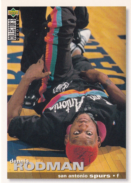 1995 UPPER DECK #10 DENNIS RODMAN- SAN ANTONIO SPURS