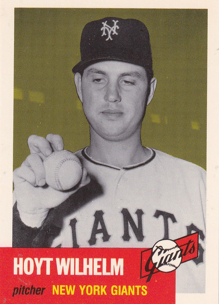 1991 TOPPS ARCHIVES #312 HOYT WILHELM- NEW YORK GIANTS
