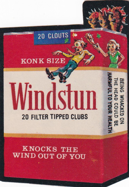 1973 WACKY PACKAGES WINDSTUN KNOCKS WIND OUT OF YOU- WACKY PACKAGES