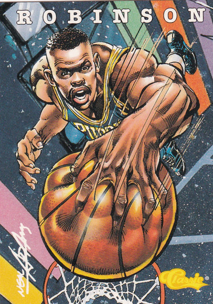 1994 CLASSIC #101 GLENN ROBINSON ILLUSTRATION CARD- MILWAUKEE BUCKS