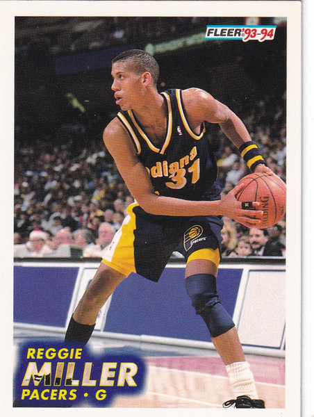 1993 FLEER #85 REGGIE MILLER- INDIANA PACERS