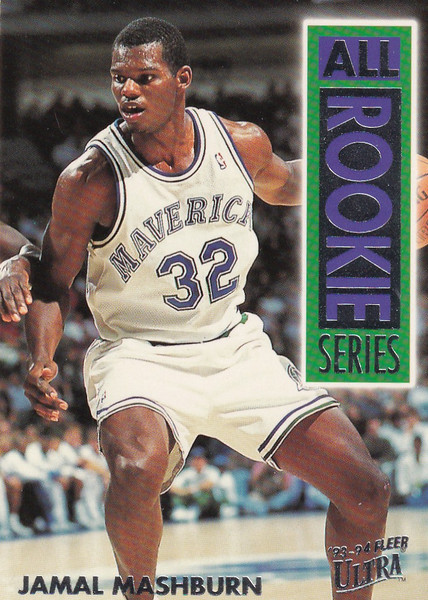 1994 FLEER #9 JAMAL MASHBURN ALL ROOKIE- DALLAS MAVERICKS