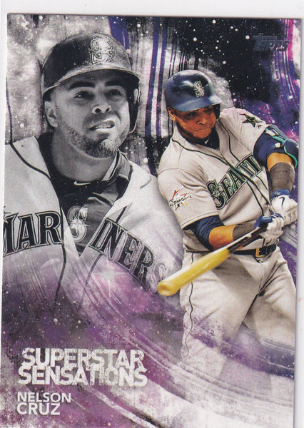 2018 TOPPS #SSS-14 NELSON CRUZ SUPERSTAR SENSATIONS- SEATTLE MARINERS