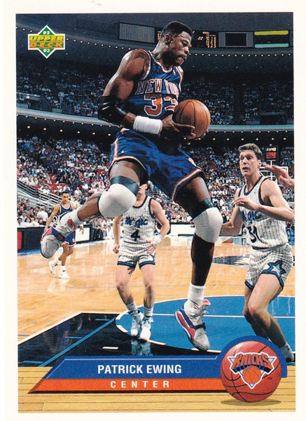 1993 UPPER DECK #P28 PATRICK EWING- NEW YORK KNICKS