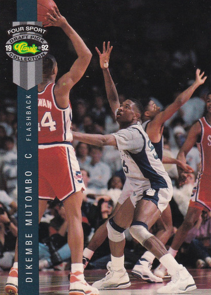 1992 CLASSIC #312 DIKEMBE MUTOMBO FOUR SPORT- DENVER NUGGETS