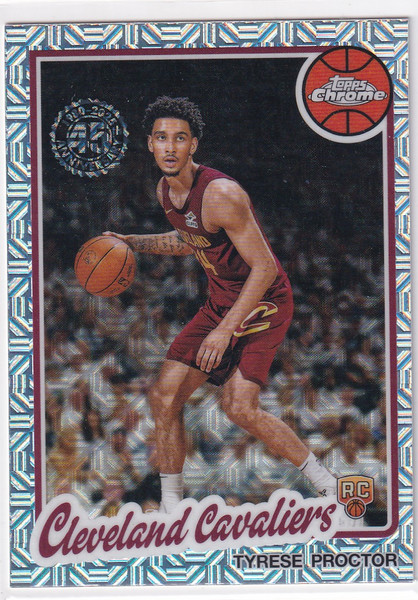 2025 TOPPS CHROME #TC-TP TYRESE PROCTOR MOJO- CLEVELAND CAVALIERS