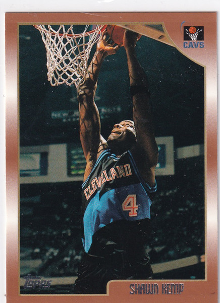 1999 TOPPS #174 SHAWN KEMP- CLEVELAND CAVALIERS