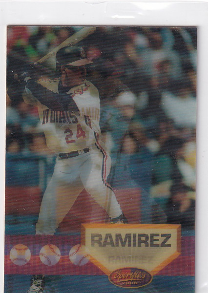 1994 PINNACLE #151 MANNY RAMIREZ SPORTFLIX 3D- CLEVELAND INDIANS