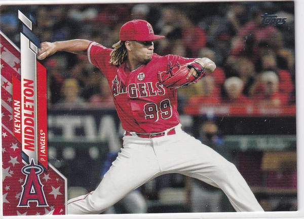 2020 TOPPS UPDATE #U-168 KEYNAN MIDDLETON 15/76- LOS ANGELES ANGELS