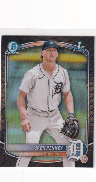 2025 BOWMAN CHROME #BCP-60 JACK PENNEY REPTILLIAN- DETROIT TIGERS