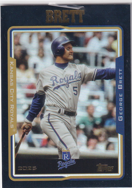 2025 TOPPS #241 GEROGE BRETT- KANSAS CITY ROYALS