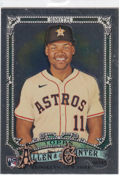 2025 TOPPS ALLEN & GINTER #189 CAM SMITH- HOUSTON ASTROS