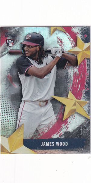 2025 TOPPS #SMLB-18 JAMES WOOD STARS OF MLB HOLO- WASHINGTON NATIONALS