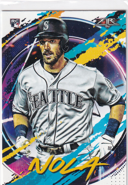 2020 TOPPS FIRE #112 AUSTIN NOLA- SEATTLE MARINERS
