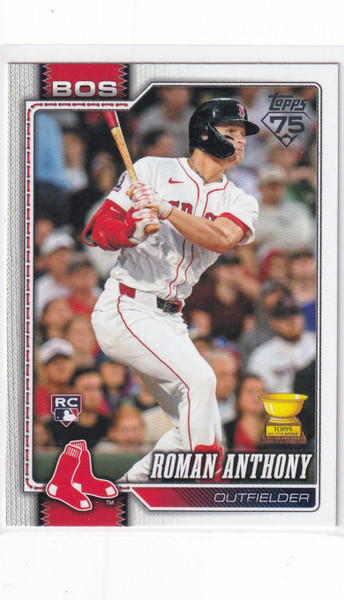 2026 TOPPS SERIES ONE #189 ROMAN ANTHONY- BOSTON RED SOX