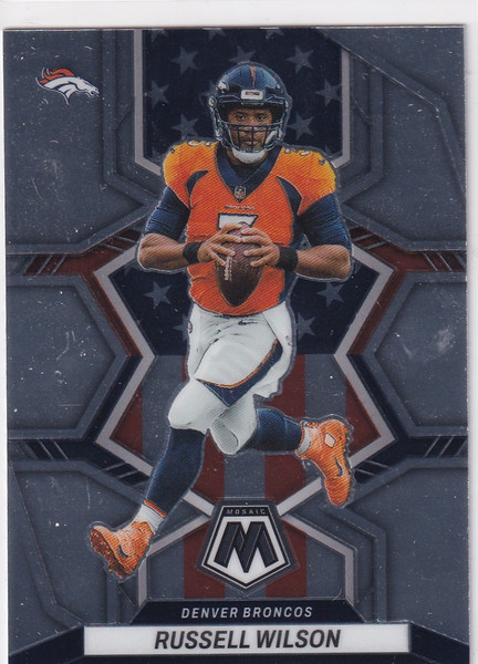 2022 MOSAIC #257 RUSSELL WILOSN NATIONAL PRIDE- DENVER BRONCOS