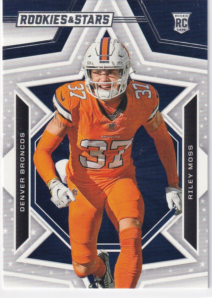 2023 ROOKIES AND STARS #177 RILEY MOSS- DENVER BRONCOS