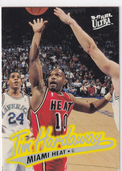 1996 FLEER #57 TIM HARDAWAY- MIAMI HEAT