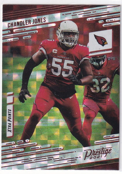 2021 PRESTIGE #49 CHANDLER JONES CHECKER BOARD- ARIZONA CARDINALS