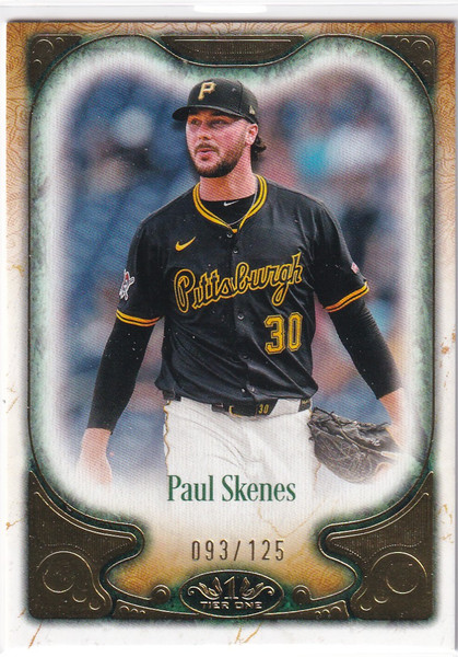 2026 TOPPS TIER ONE #45 PAUL SKENES 93/125- PITTSBURGH PIRATES