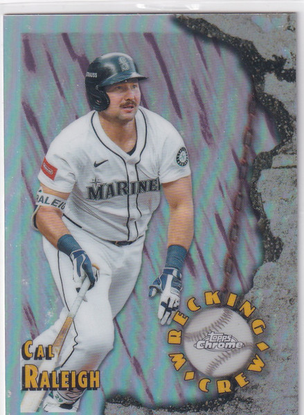2026 TOPPS CHROME #WC-5 CAL RALEIGH WRECKING CREW REFRACTOR- SEATTLE MARINERS