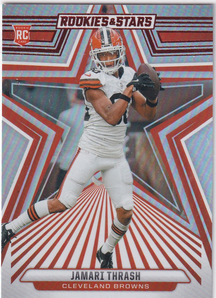 2024 ROOKIES AND STARS #141 JAMARI THRASH HOLO- CLEVELAND BROWNS