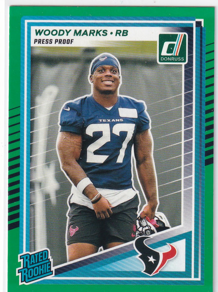 2025 DONRUSS #377 WOODY MARKS GREEN- HOUSTON TEXANS