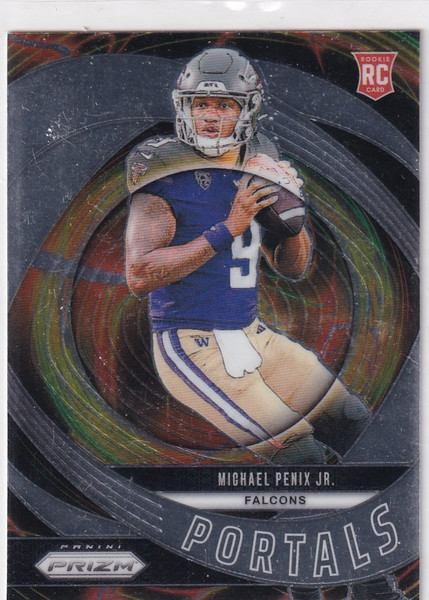 2024 PRIZM #6 MICHAEL PENIX JR PORTALS- ATLANTA FALCONS